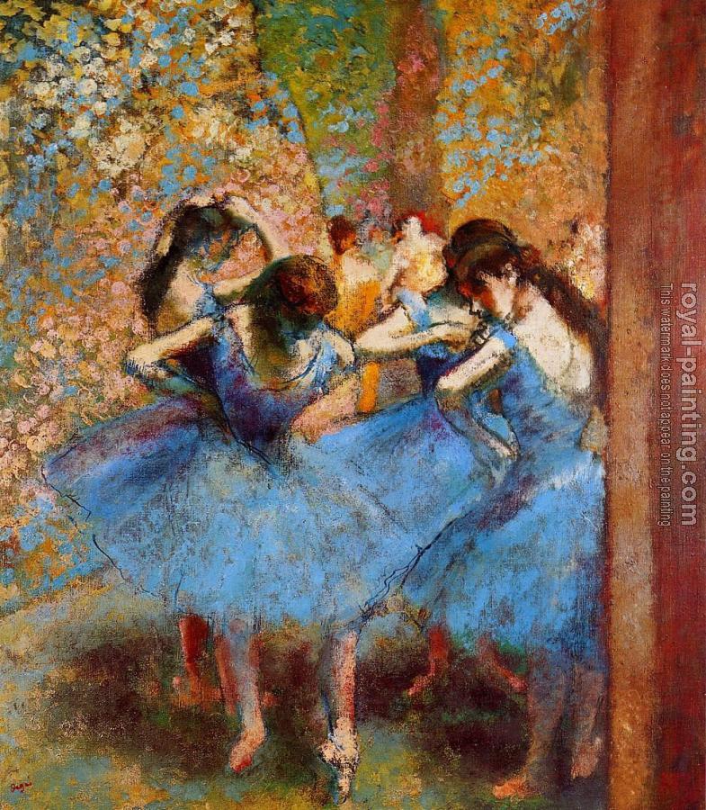 Edgar Degas : Dancers in Blue
